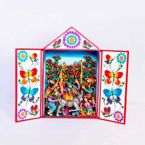 RETABLO TRADICIONAL COSECHA DE TUNA