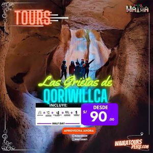 TOURS LAS GRIETAS DE QORIWILLCA